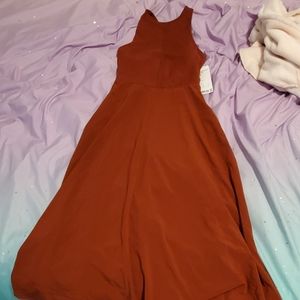 Athleta brownish red dress